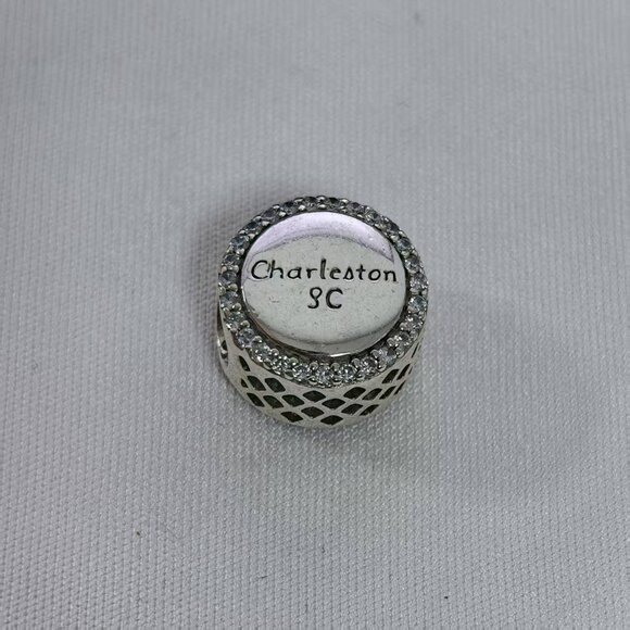 Pandora Charleston SC Exclusive Dangle Charm Pendant, S925 Silver Jewelry - Picture 2 of 4